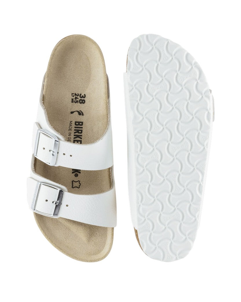 Birkenstock Arizona Natural Leather White — SSTORIES