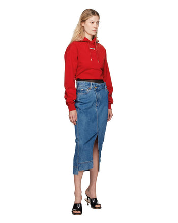 Jacquemus The Gros Grain Hoodie Red