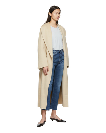 Toteme Robe Coat Eggnog