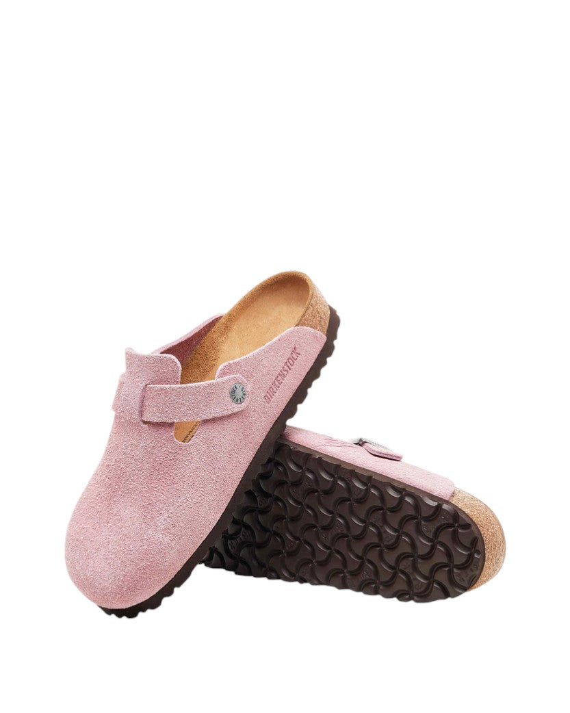 Сланці Birkenstock x Stussy Boston Suede Dusty Pink | SSTORIES