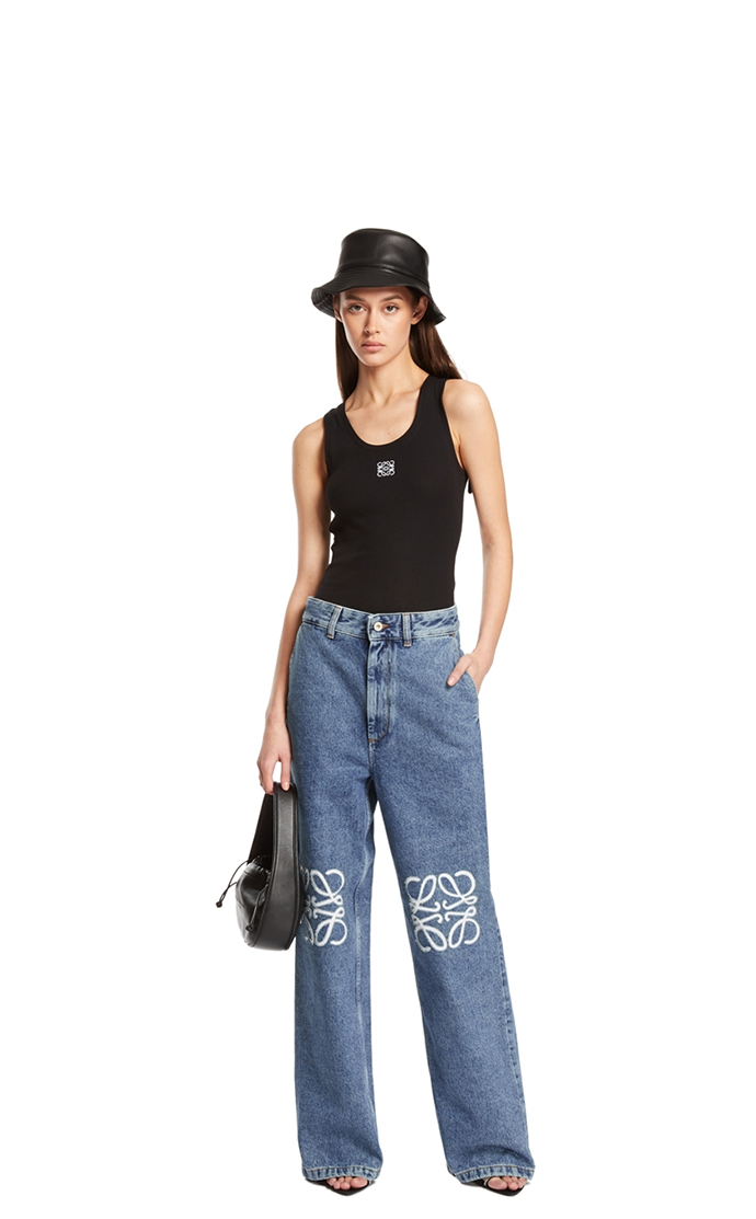 Майка Loewe Anagram Tank Top Black — SSTORIES Майка Loewe Anagram Tank Top Black — SSTORIES