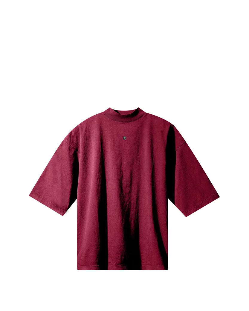 Yeezy Gap Engineered by Balenciaga Logo 3/4 Sleeve Tee Red