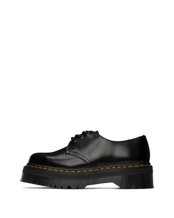 Dr. Martens 1461 Quad 3-Eye Black Smooth
