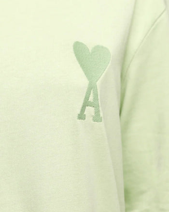 AMI ALEXANDRE MATTIUSSI Ami de Coeur T-Shirt Light Green