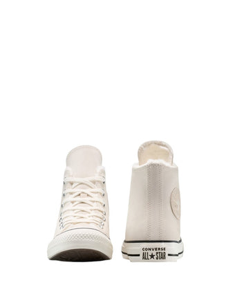 Converse Cozy Club Chuck 70 Warm Lining Leather High Tops Grey