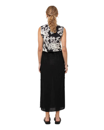 Toteme Side Button Drawstring Skirt Black