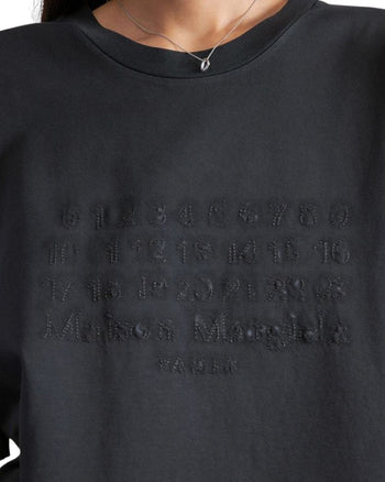 Maison Margiela Numeric Logo T-Shirt Washed Black