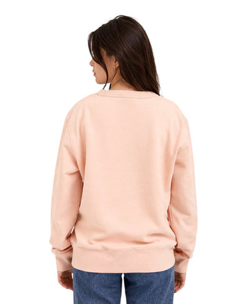 Acne Studios Face Patch Crewneck Sweatshirt Shrimp