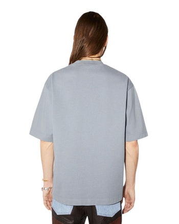 Acne Studios Logo cotton jersey T-shirt Light Grey