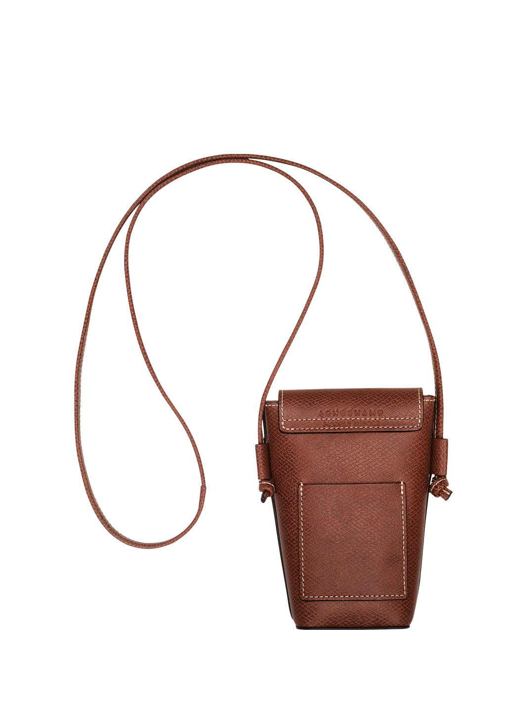 Longchamp Epure Phone Case With Leather Lace Brown
