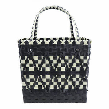 Marni Market Black And White Shopping Bag