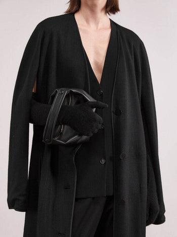 The Row Les Bains Tote Black