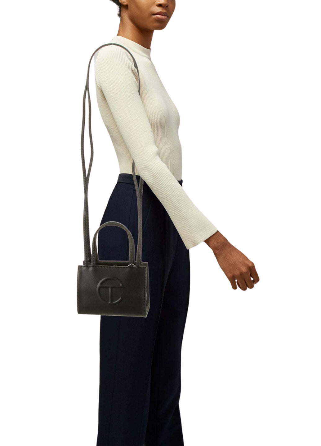 Telfar Small Shopping Bag Black