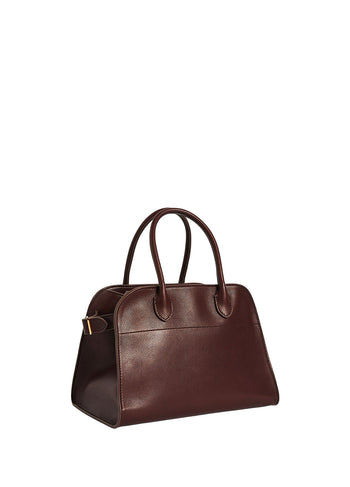The Row Soft Margaux 10 Bag in Leather Amaranto