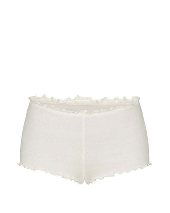 Skims Logo Pointelle Mini Short Marble