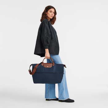Longchamp Le Pliage Original Travel bag Expandable Navy