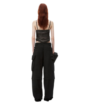 Alexander Wang Cargo Pants With Oversize Pockets Black
