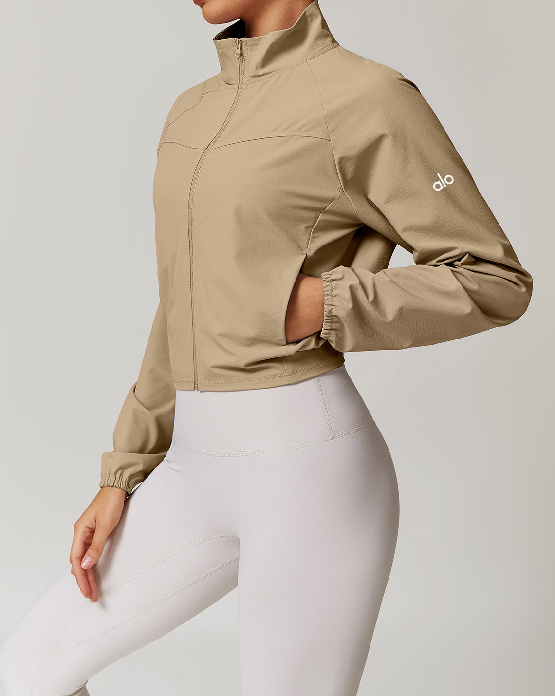 Alo Yoga Windproof Jacket Khaki 89451-KH