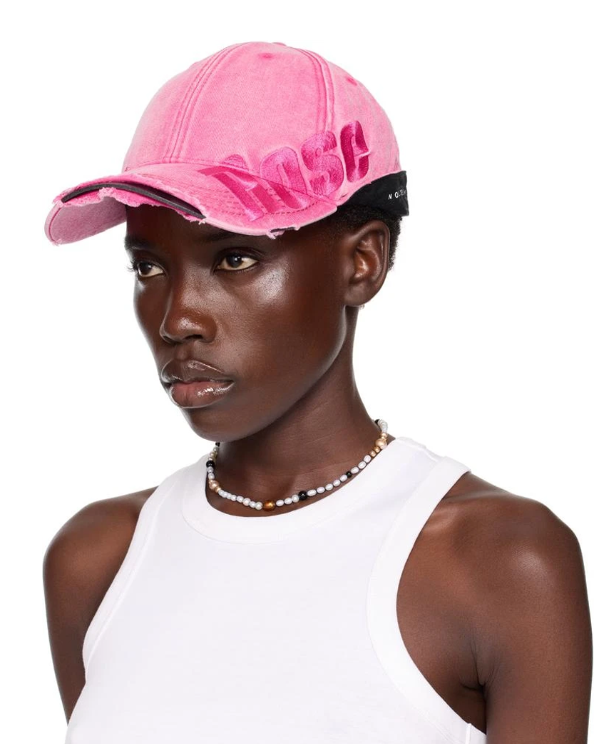 Martine Rose Exclusive Roll Back Cap Pink