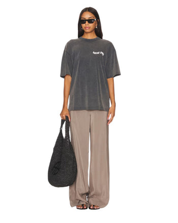 Anine Bing Kent Love T-shirt Washed Black