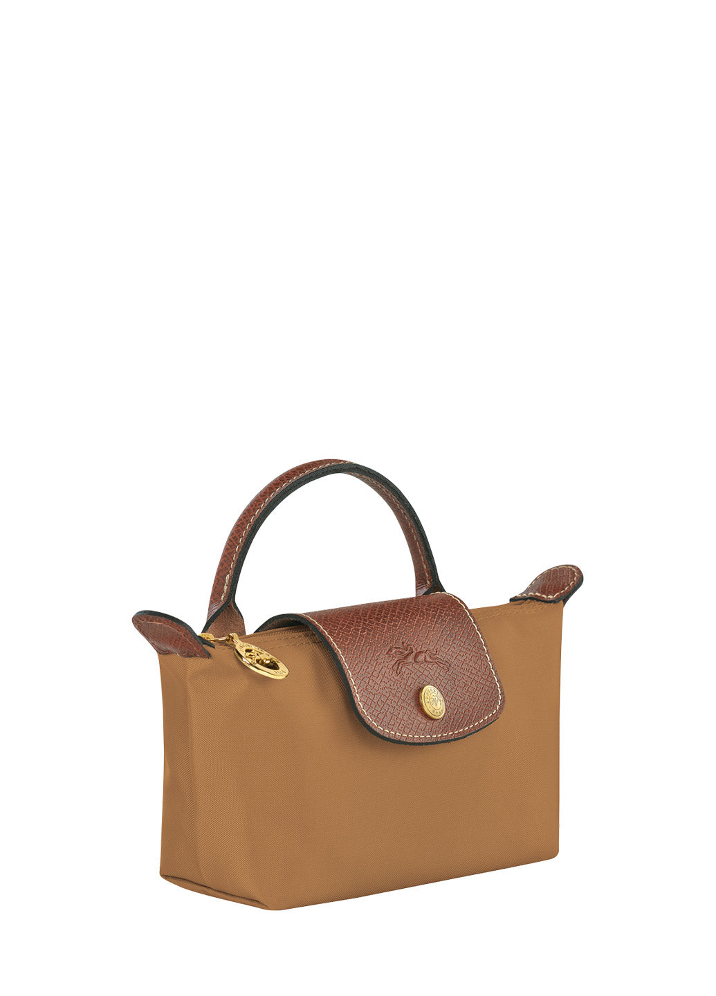 Longchamp Le Pliage Original Pouch With Handle Fawn