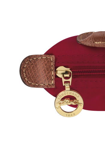 Longchamp Le Pliage Original Pouch With Handle Red