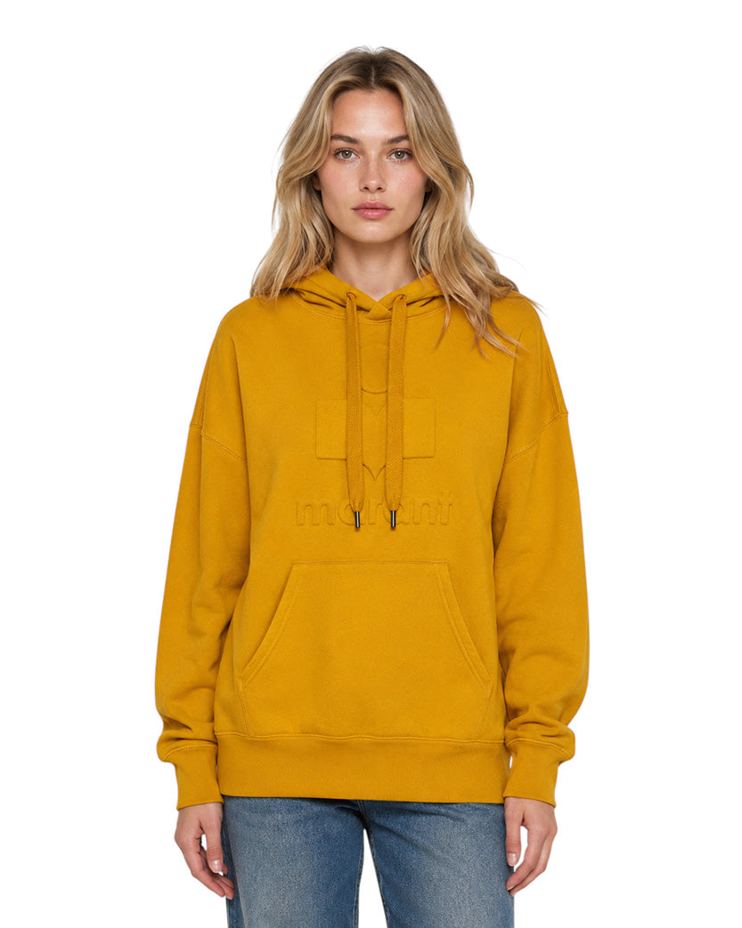 Isabel Marant Mobyli Hoodie Embossed Yellow