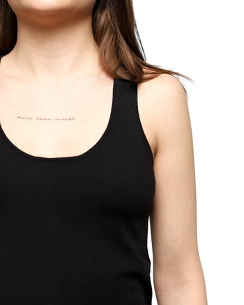 The Row Givy Top in Viscose Black