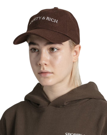 Sporty & Rich California Hat Chocolate/White