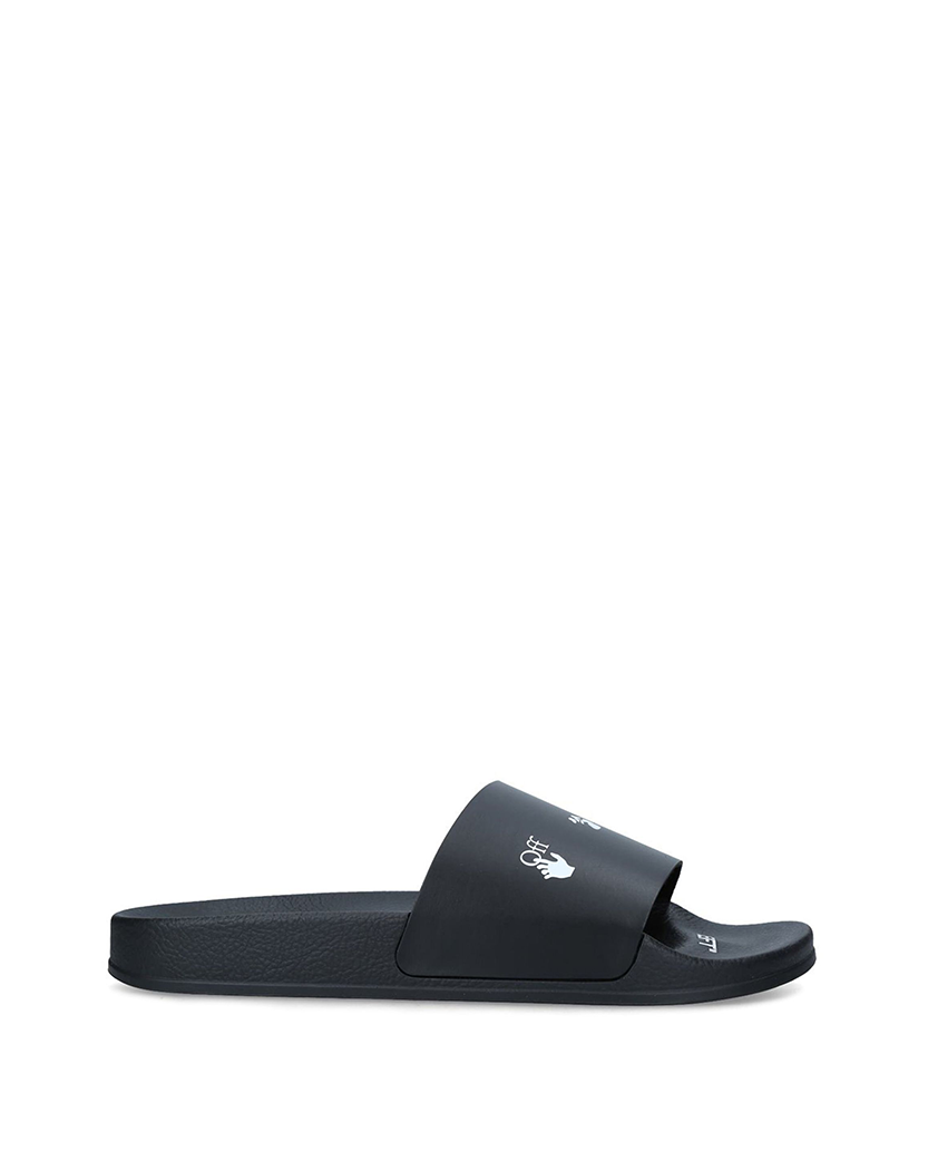 Off-White Logo Sliders Black