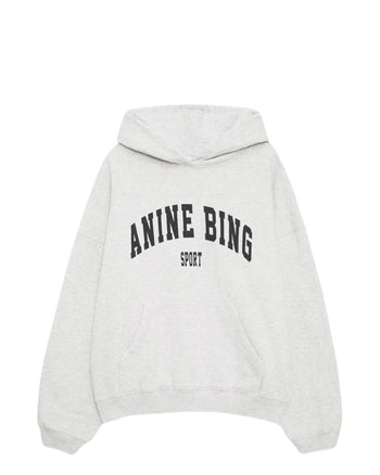 Anine Bing Harvey Hoodie Heather Grey