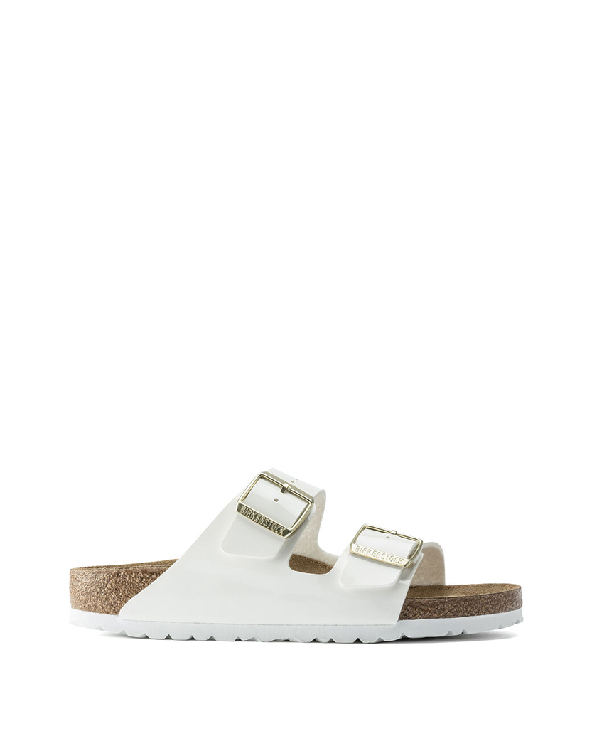 Birkenstock Arizona Birko-Flor Patent White