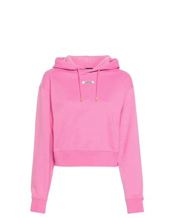 Jacquemus The Gros Grain Hoodie Pink