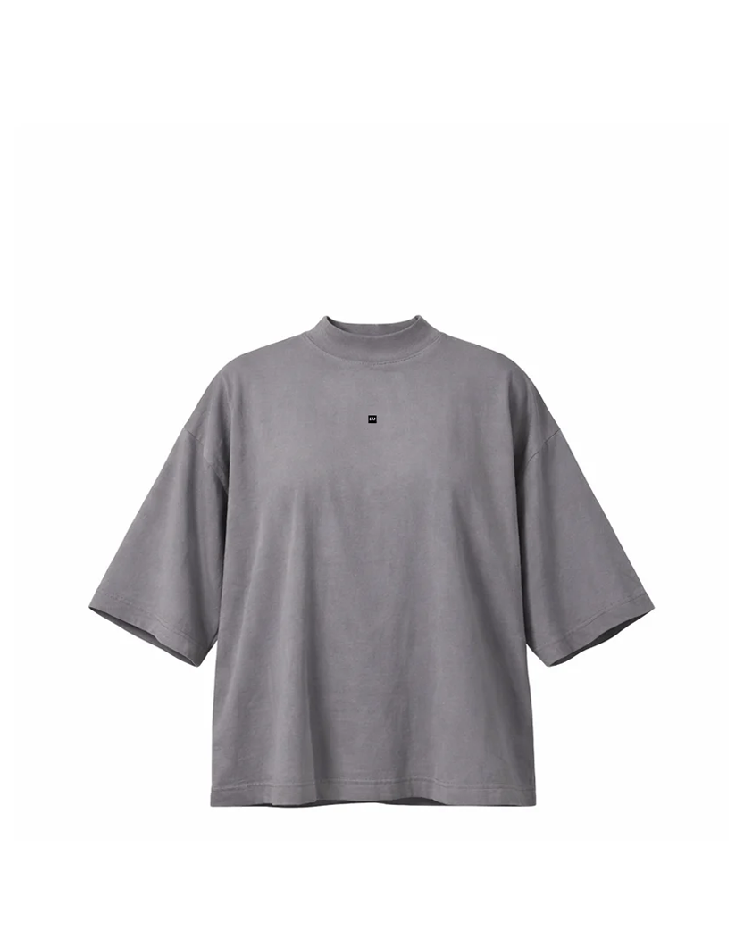 Yeezy Gap Engineered By Balenciaga Logo 3/4 Sleeve Tee Grey