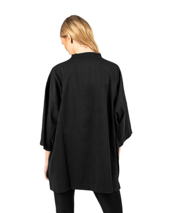 Yeezy Gap Engineered By Balenciaga Logo 3/4 Sleeve Tee Black