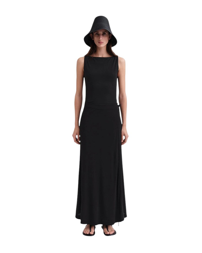 Toteme Sleeveless Boat Neck Top Black