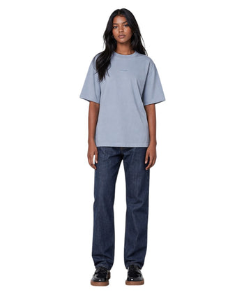 Acne Studios Logo cotton jersey T-shirt Sky Blue