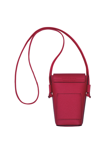 Longchamp Epure Phone Case With Leather Lace Magenta