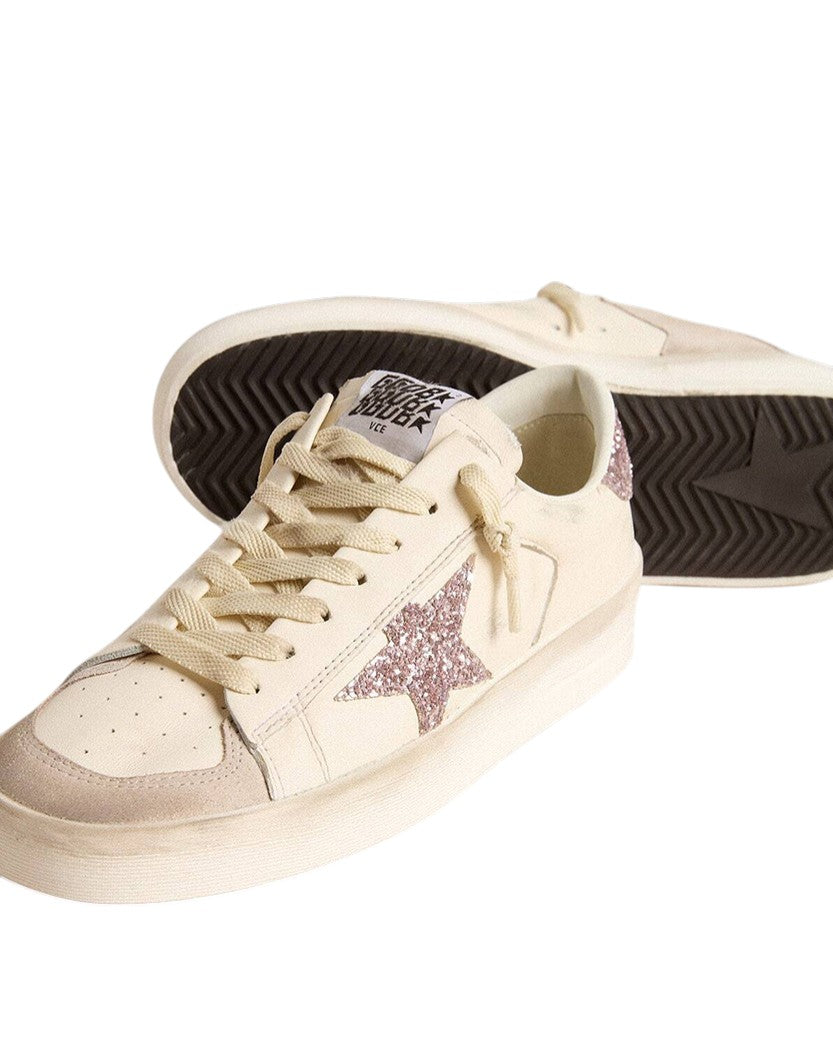 Кеди Golden Goose Stardan in Nappa and Suede with Pink Glitter
