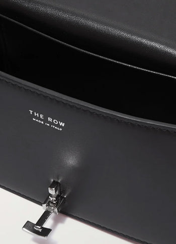 The Row Sofia Mini Leather Bag in Black