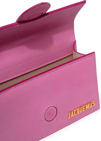 Jacquemus Le Bambino Mini Suede Bag Pink