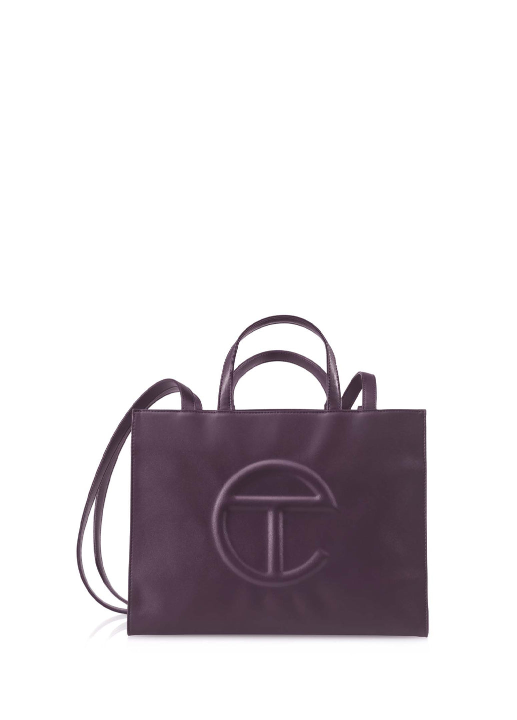 Telfar Medium Shopping Bag Eggplant