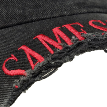 Martine Rose Cut Peak Cap Black
