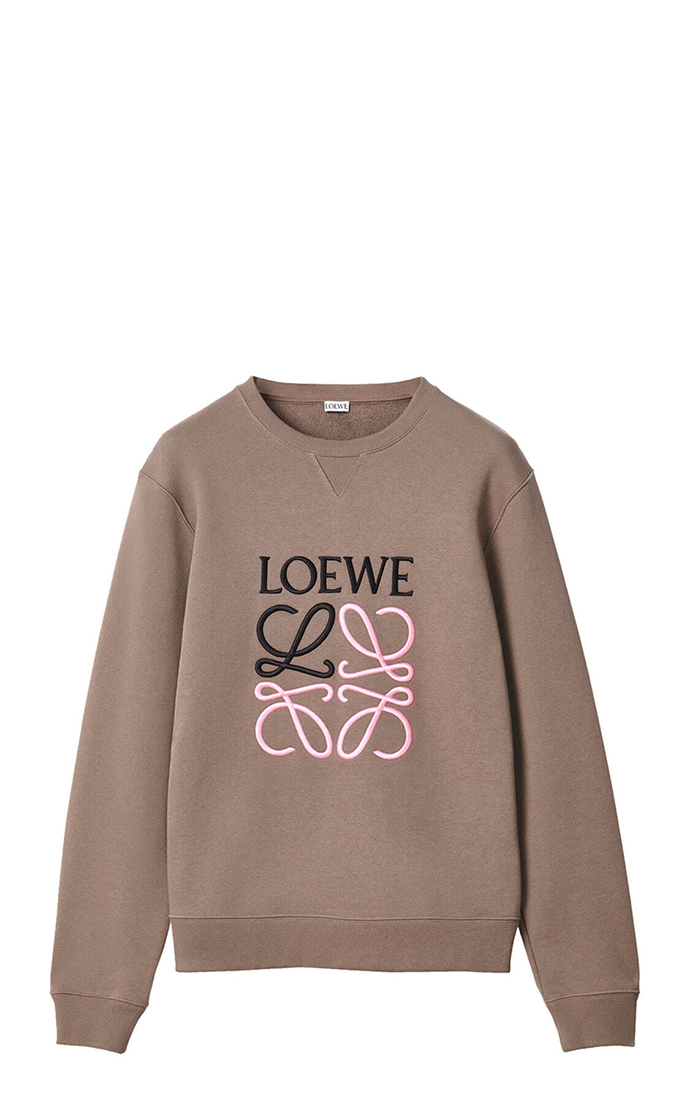 Loewe Anagram Sweatshirt Coffee