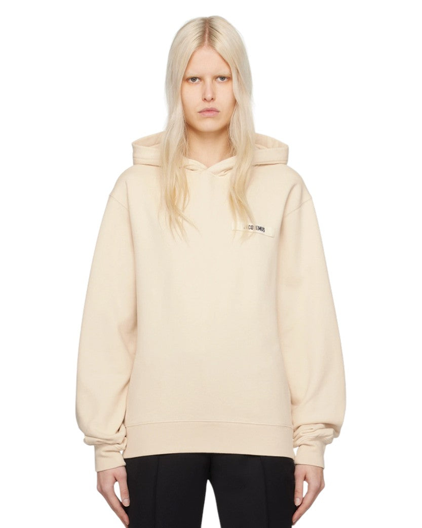Jacquemus Le Gros Grain Hoodie Beige