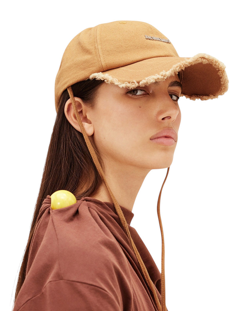 Jacquemus La Casquette Artichaut Baseball Cap Yellow