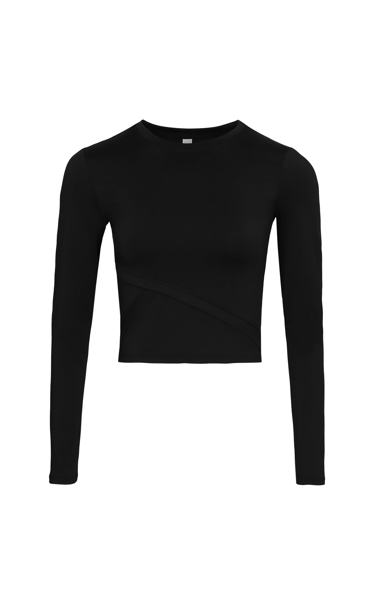 Alo Yoga Fitness Running Long Sleeve Sports Top Black