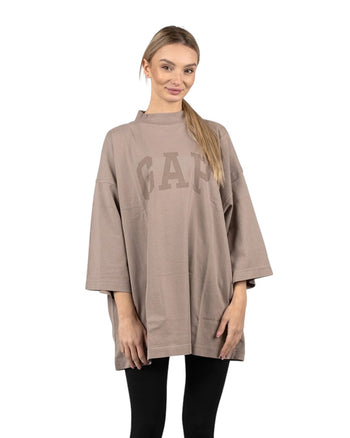 Yeezy Gap Engineered By Balenciaga Dove 3/4 Sleeve Tee Beige