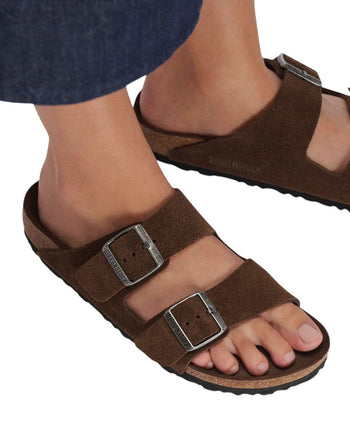 Birkenstock Arizona Suede Leather Carafe Tonal