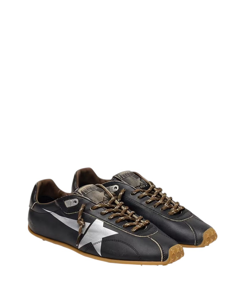 Golden Goose Marathon Speed Sneakers Black Leather